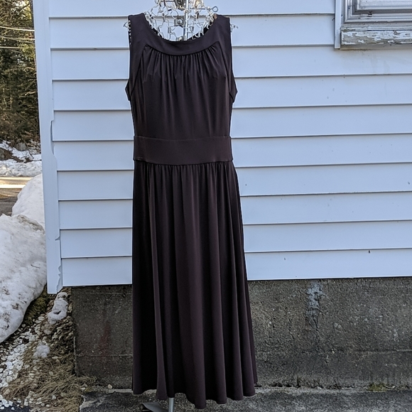 Max and Cleo dark brown maxi dress - Picture 3 of 7